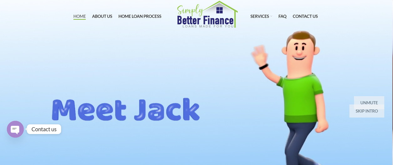 Simply Better Finance website